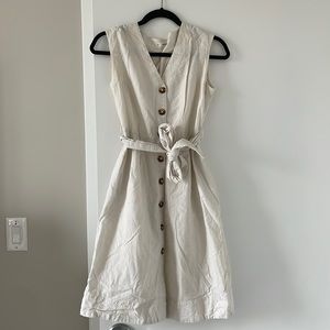 Mango Cream seersucker dress
